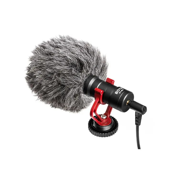 Boya By-Mm1 Cardioid Shotgun Lavalier Microphone For Camera Smartphone 1