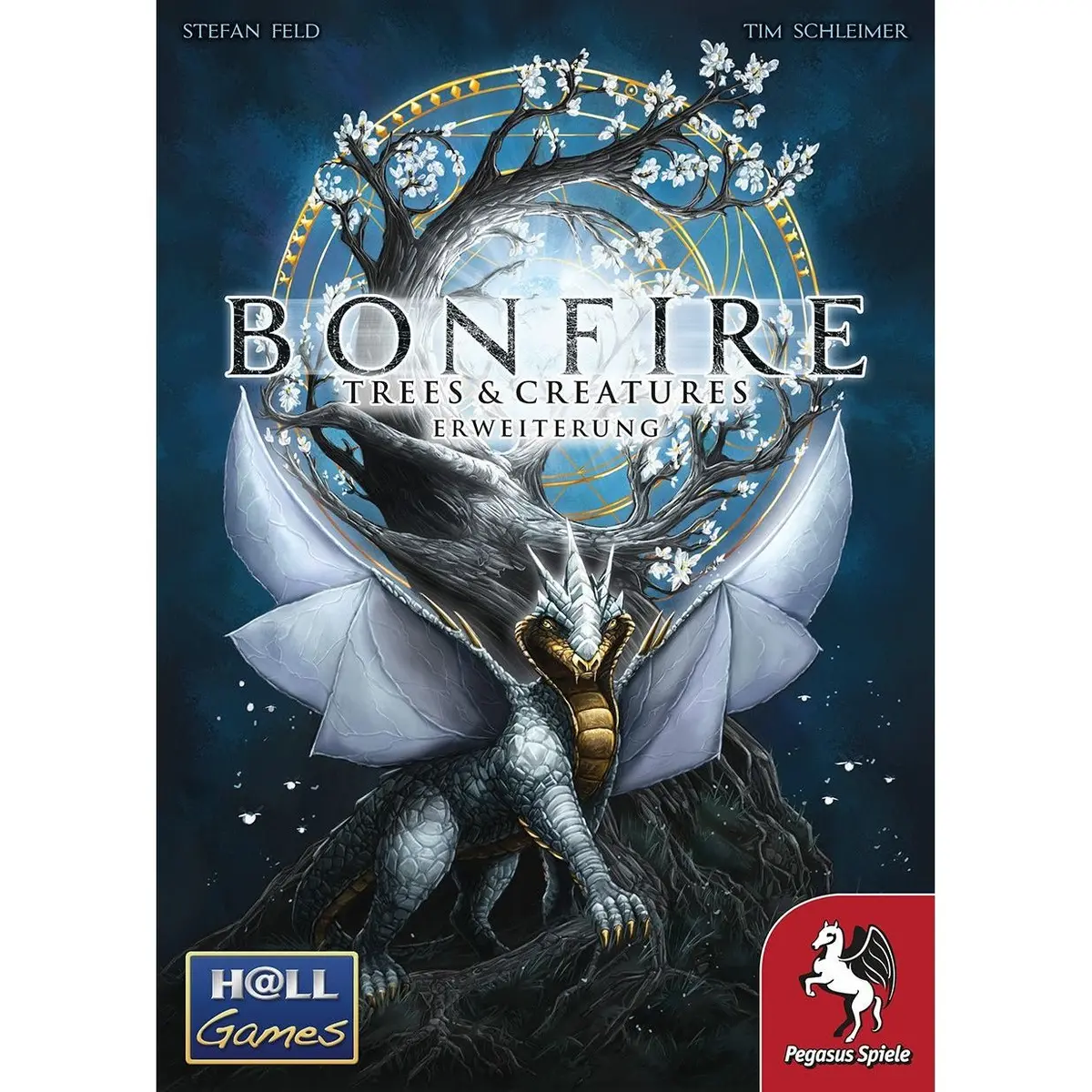 Pegasus Spiele Bonfire: Trees & Creatures Board Game 1