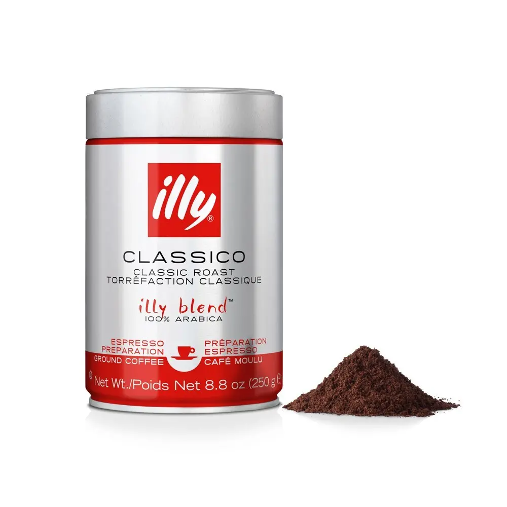 Illy Classico Espresso Ground Coffee 250G 1