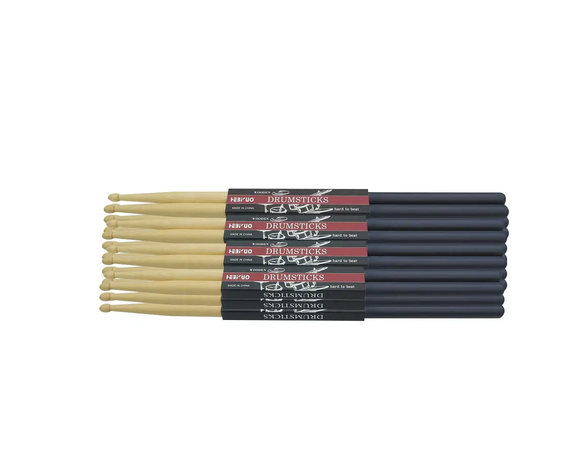 Freedom 12 Pack Of 5A Maple Drumsticks With Rubber Grips 1