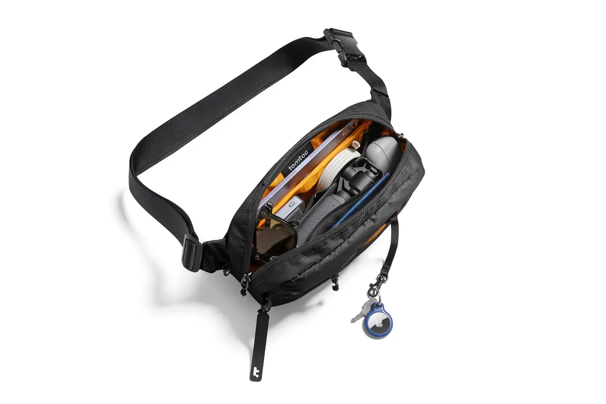 Tomtoc Aviator Chest Bag 3.5L (Black) 1