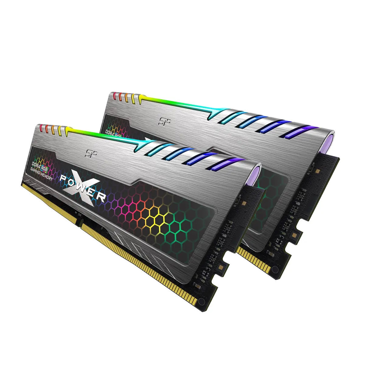 Silicon Power 32Gb (2X16gb) Sp032gxlzu360bdb 3600Mhz Turbine Gaming Desktop Memory Rgb Ddr4 Ram 1