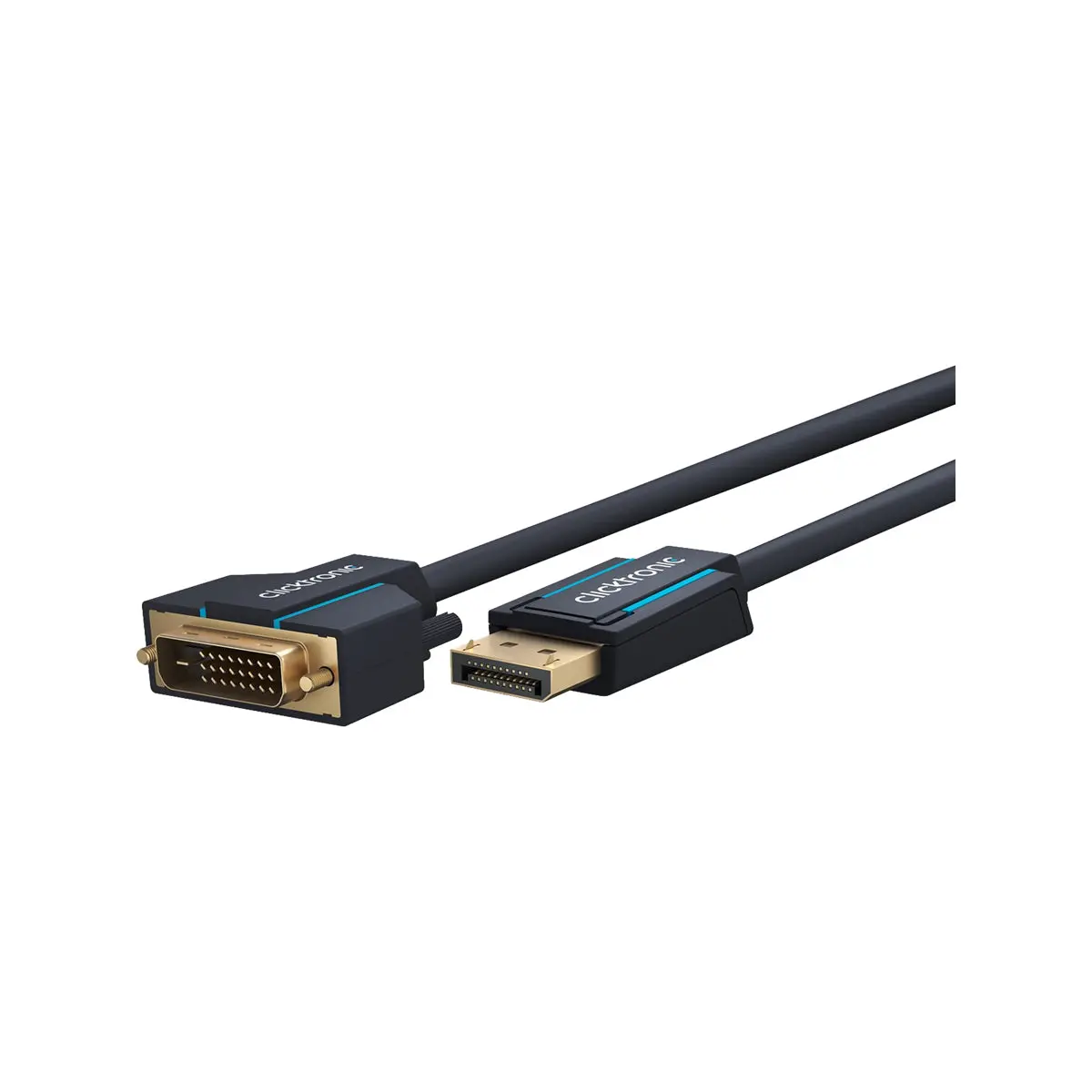 Clicktronic Display Port Dvi Cable 3M (Black) 1
