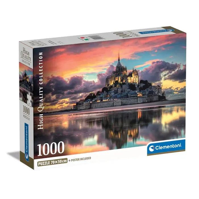 Clementoni 1000-Pieces Le Magnifique Mont Saint-Michel Puzzle 1