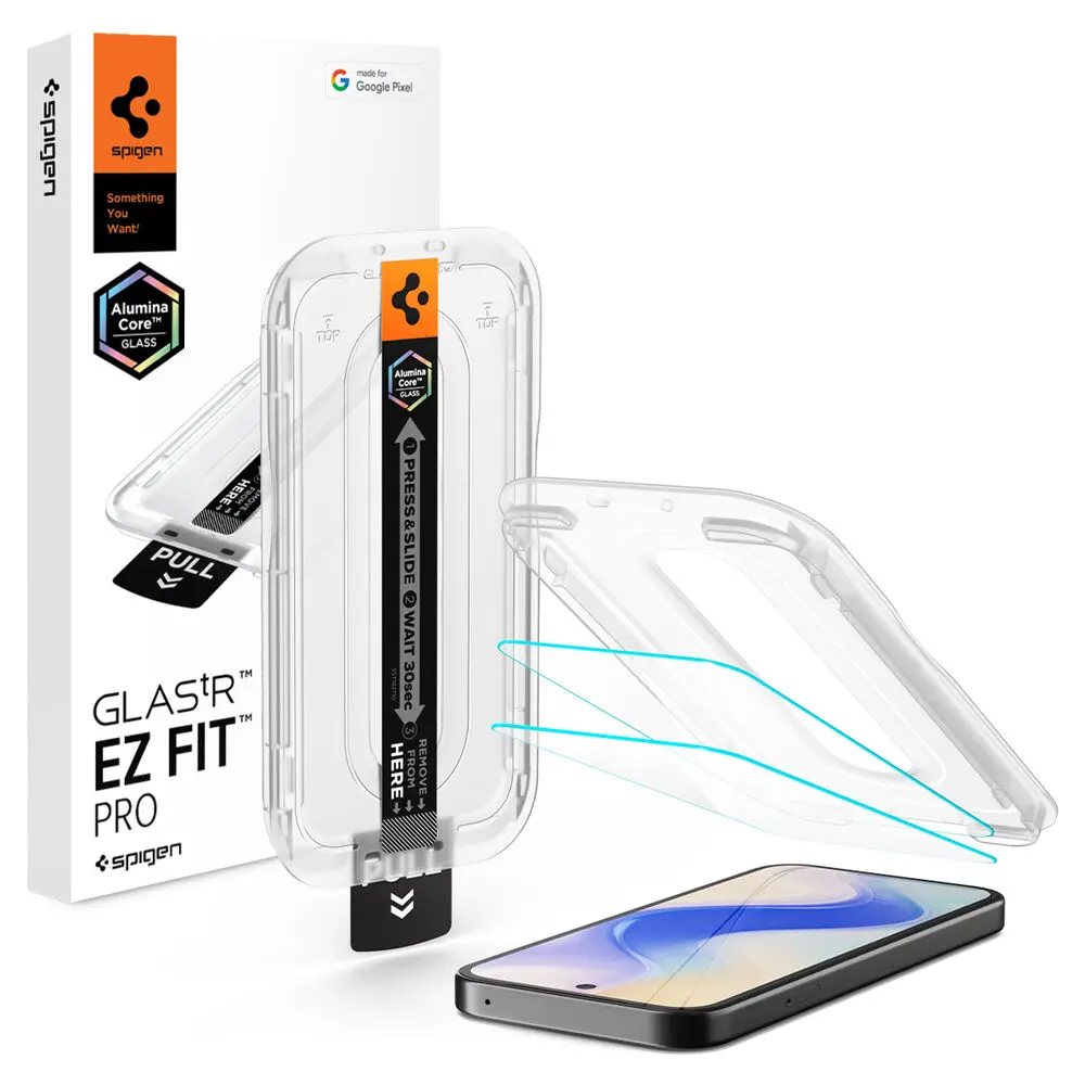 Spigen Google Pixel 10A Glas.Tr Ez Fit Pro 2Pcs Glass Screen Protector - Clear 2