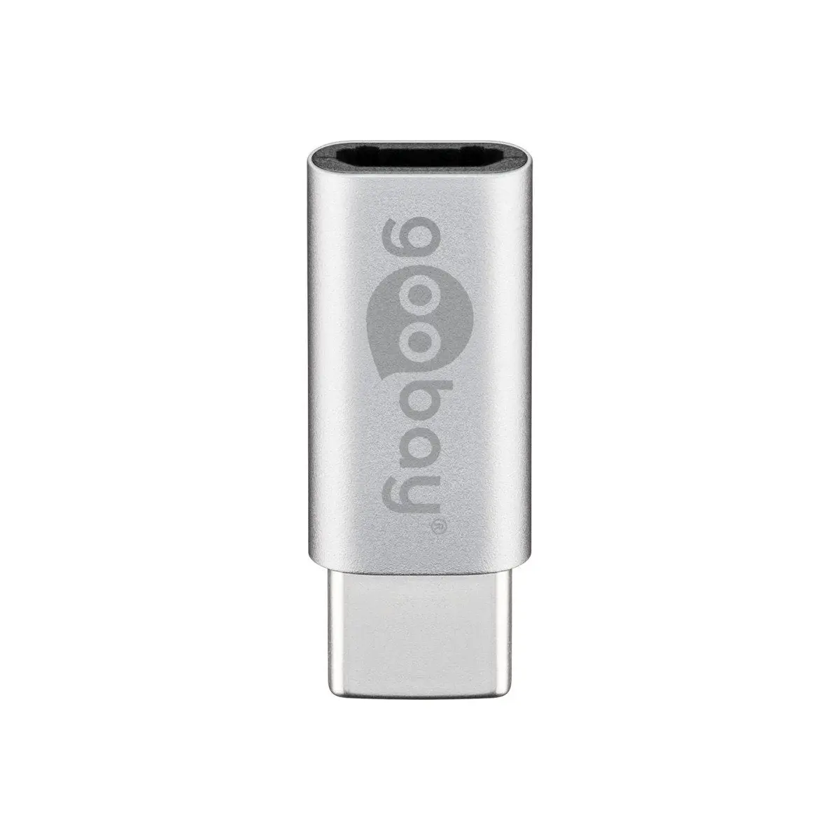 Goobay Usb-C Male To Usb 2.0 Micro Female (Type B) Adapter (Silver) 1