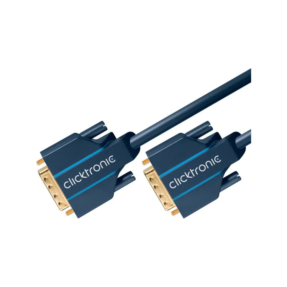 Clicktronic Dvi-D (24+1) Cable 3M (Black) 1