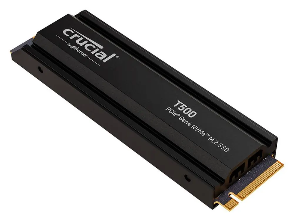 Crucial T500 1Tb Pcie Gen4 Nvme Ssd With Heatsink 2