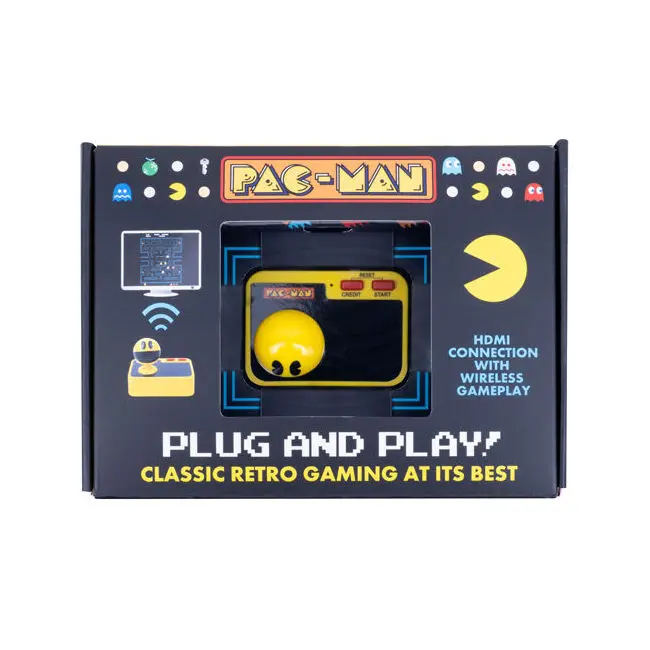 Fizz Creations Pac-Man Plug And Play Gaming Device All-In-One 1