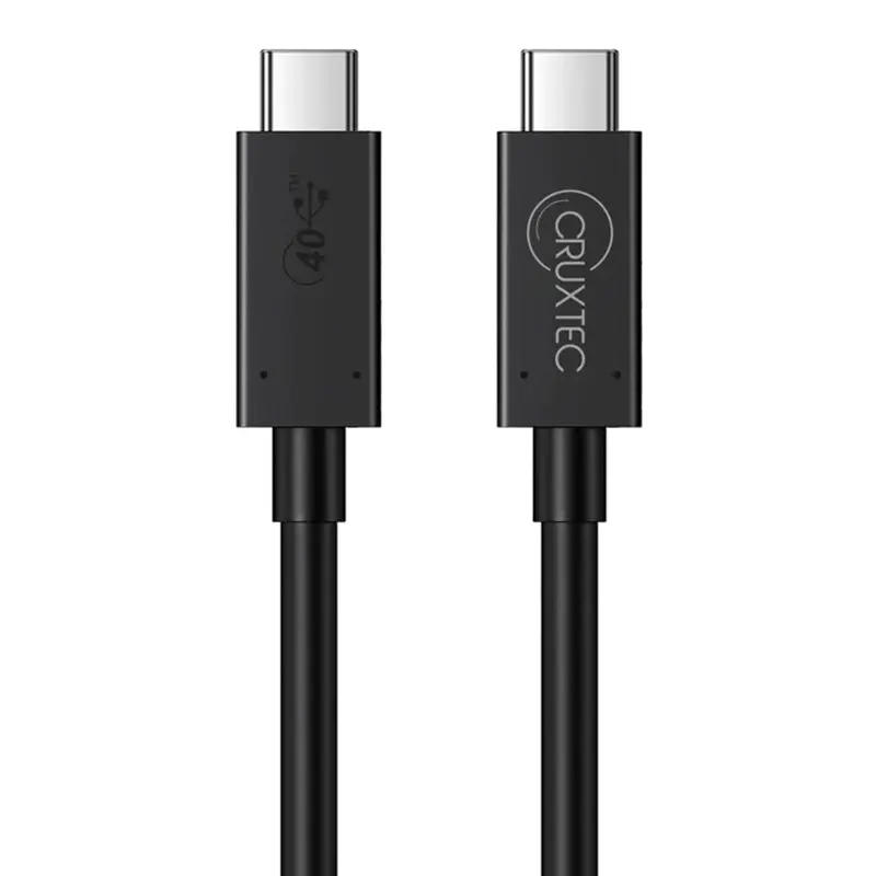Cruxtec Usb4 Usb-C Full-Feature Coaxial Cable 1M 1