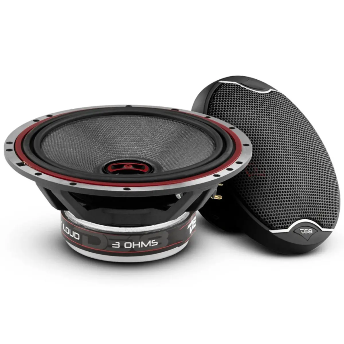 Ds18 Exl-Sq 6.5" 2-Way Speakers With Glass Fiber Cone 120W Rms (Pair) 1