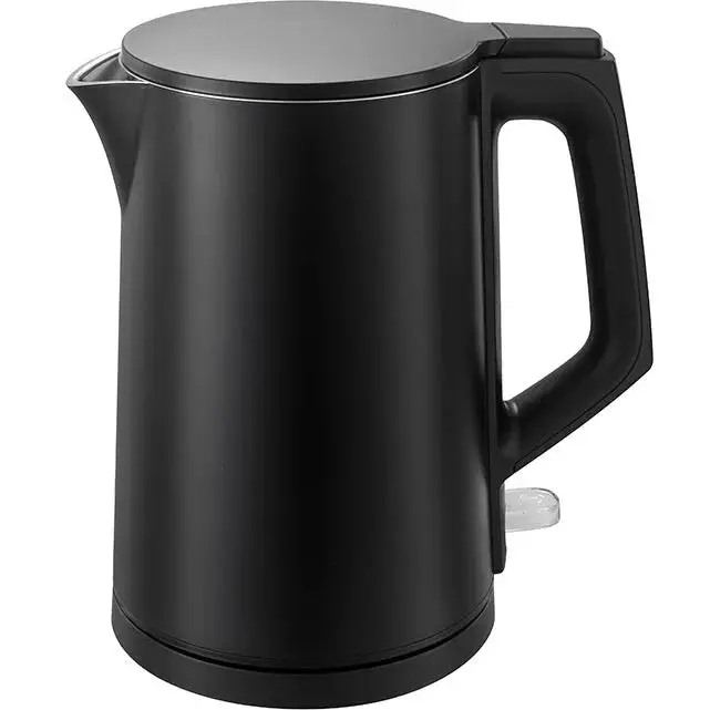 Nero Aria Double Wall Kettle 1.7L Stainless Steel Matte (Black) 1