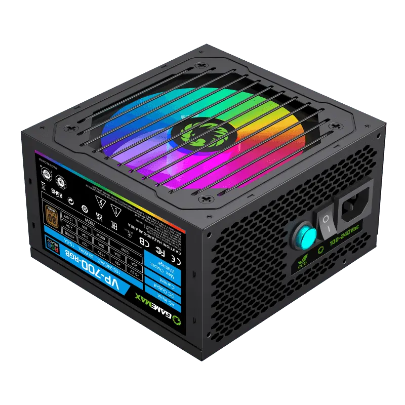 Gamemax Vp-700-Rgb 700W Rgb Power Supply (Black) 1