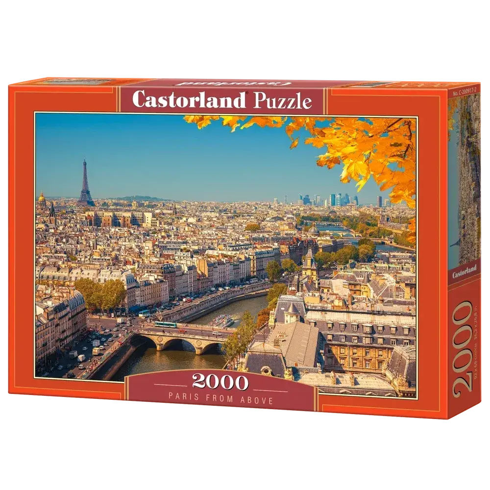 Castorland 2000-Pieces Paris From Above Puzzle 1