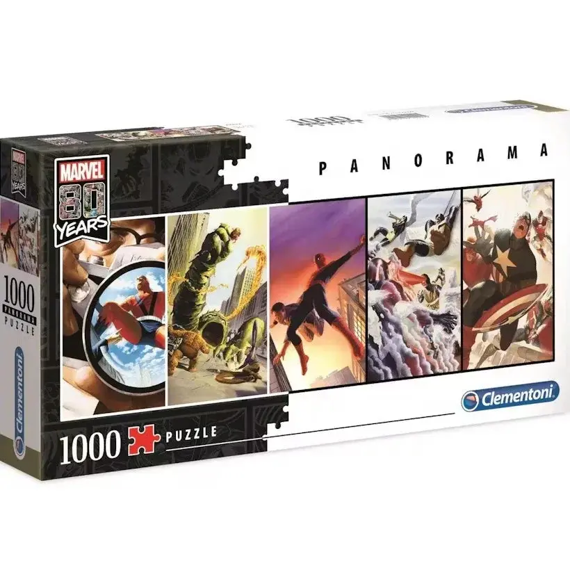 Clementoni Marvel 80Th Anniversary Panorama 1000 Piece Puzzle 1