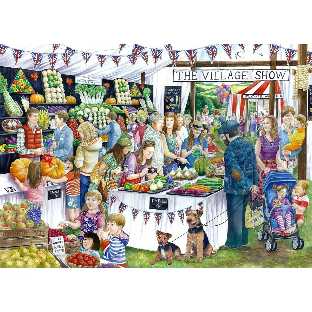Holdson 1000Pc A Day Out Village Show Puzzle 2