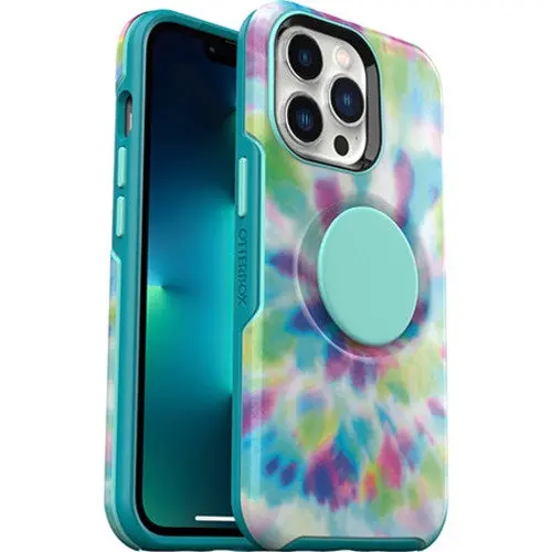 Iphone 13 Pro Otterbox Otter + Pop Symmetry Green/Blue/Purple 1