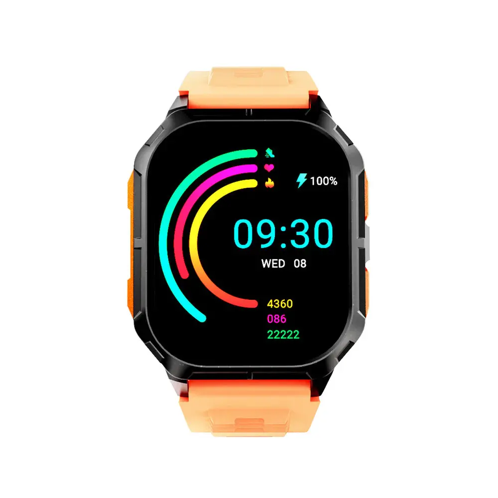 Hifuture Ultra3 Sports & Fitness Smartwatch (Carmine Orange) 1