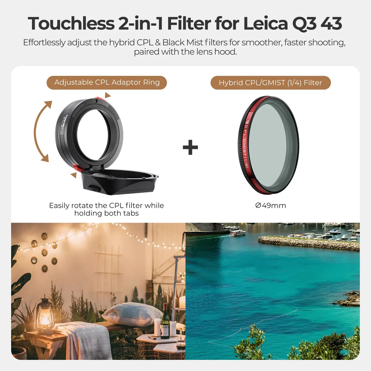 Freewell Real Lens Hood For Leica Q3 43 1