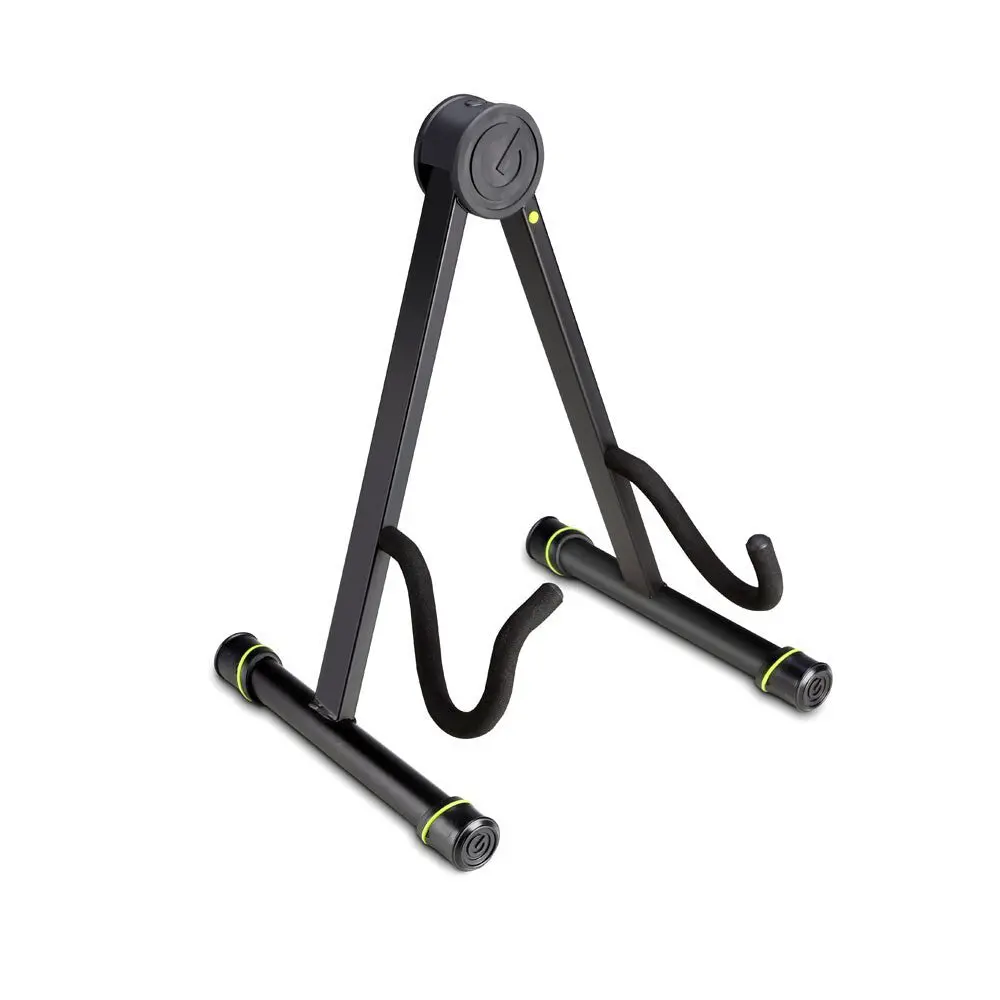 Gravity Solog A-Frame Stand Storage Rack Holder For Electric/Bass Guitar Black 1