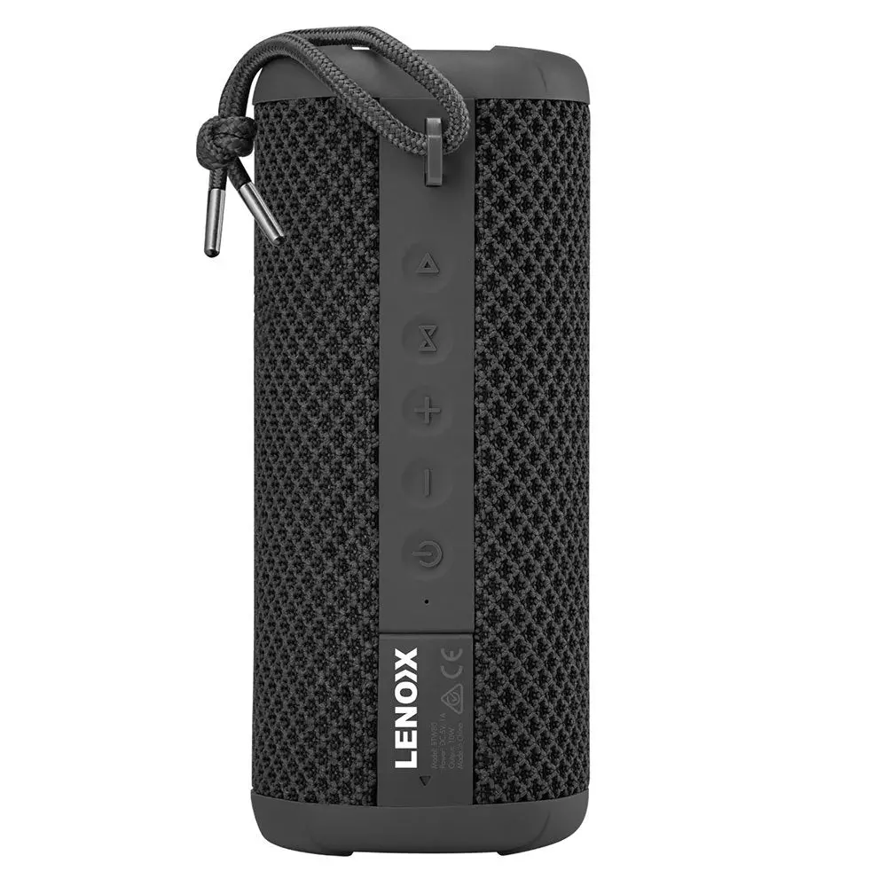Lenoxx Ipx7 Waterproof Portable Wireless Streaming Speaker For Smartphones Black 1