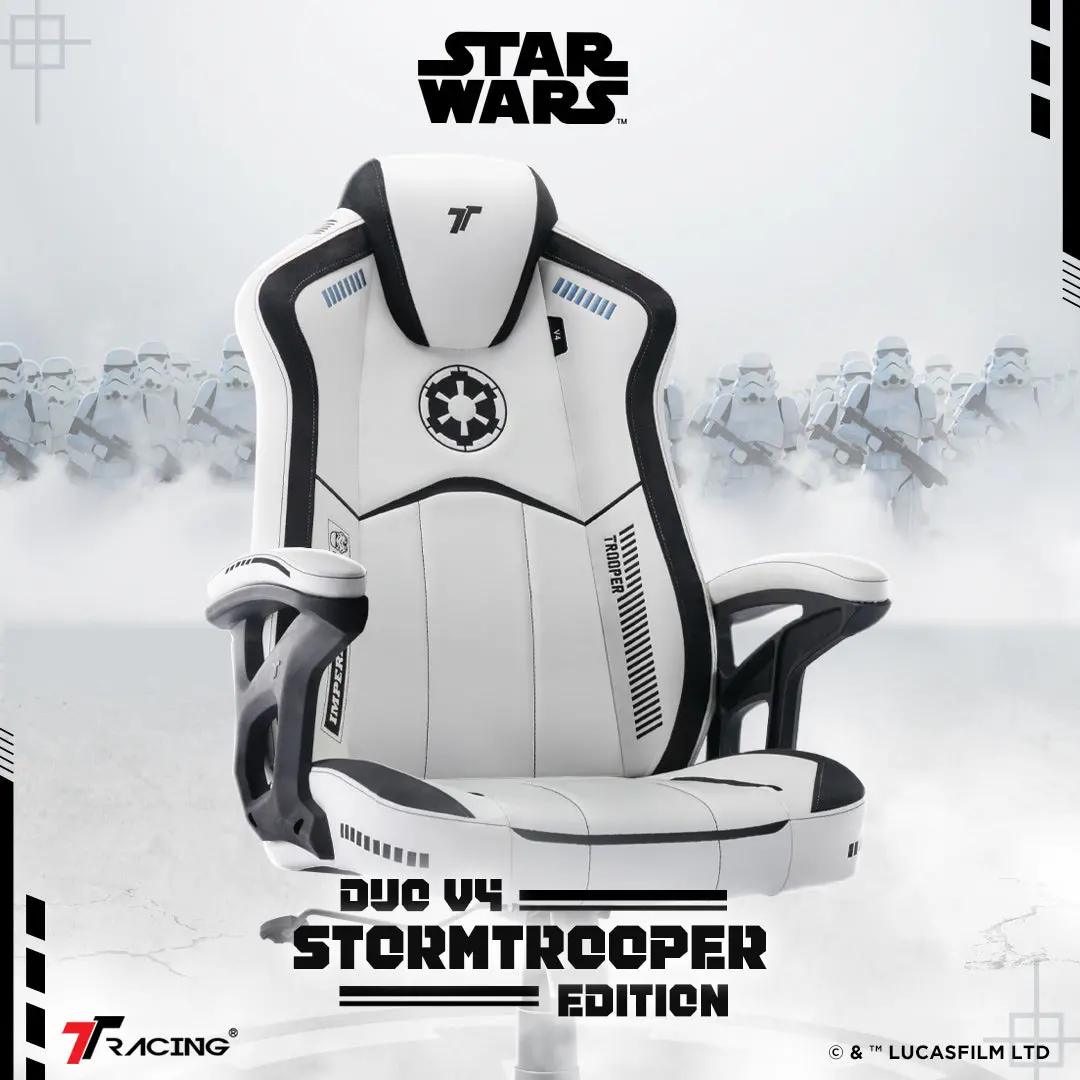 Ttracing Duo V4 Gaming Chair (Stormtrooper Edition) 2