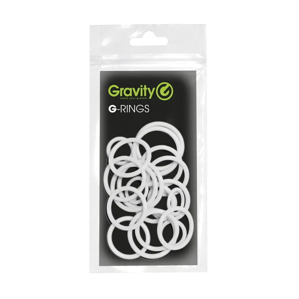 Gravity Universal Ring Pack Accessory For Gravity Poles 20Pc (White) 1