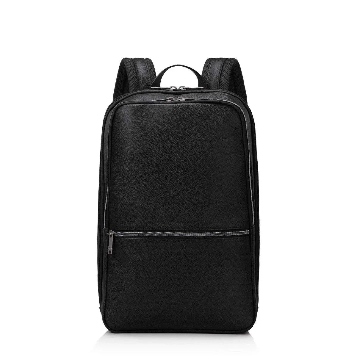 Samsonite Classic Leather Slim Backpack (Black) 2