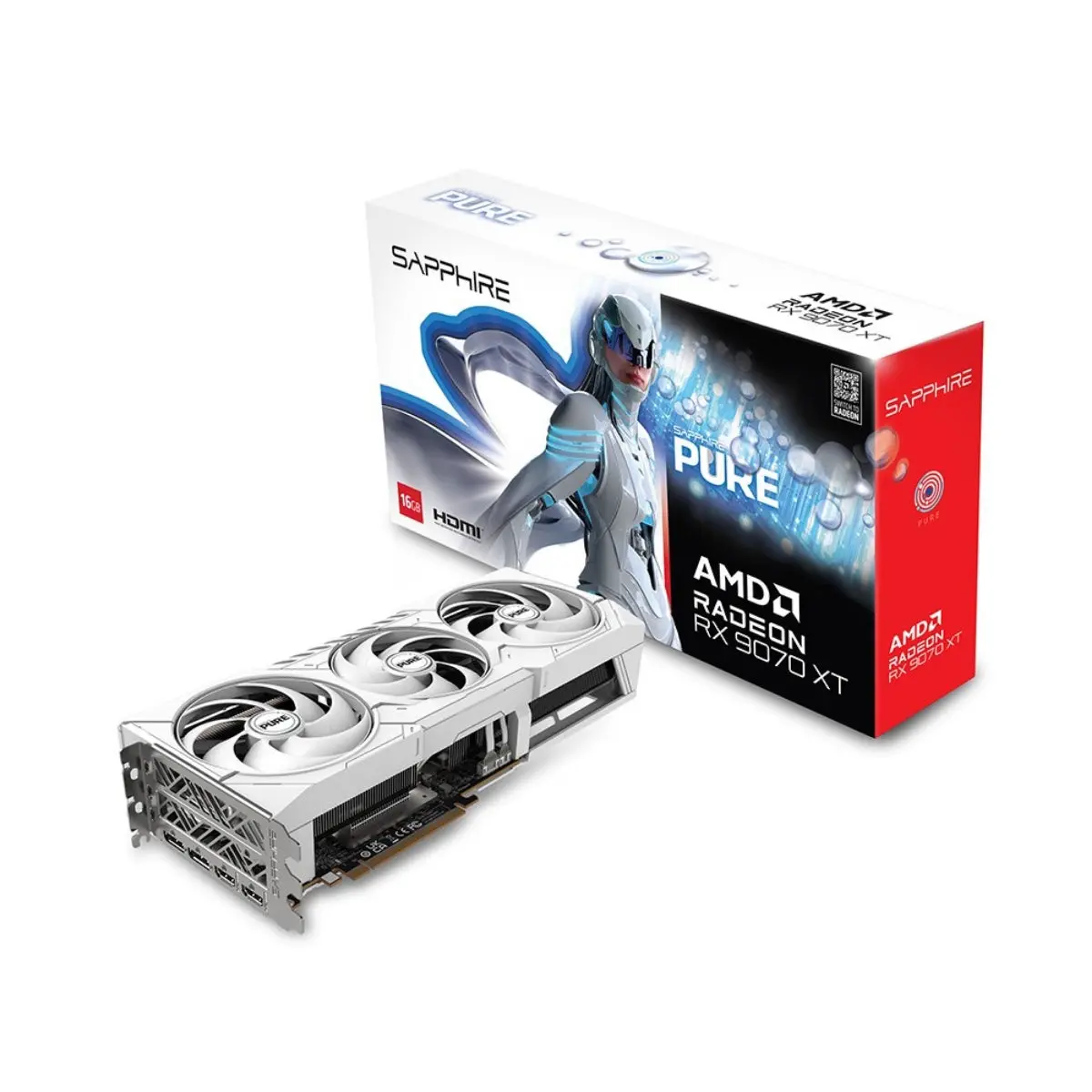 Sapphire Pure Radeon Rx 9070 Xt 16Gb Oc Gddr6 Graphics Card 1