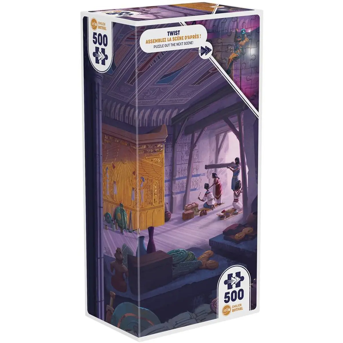 Iello Puzzle Twist Ancient Tomb 500-Pieces 1
