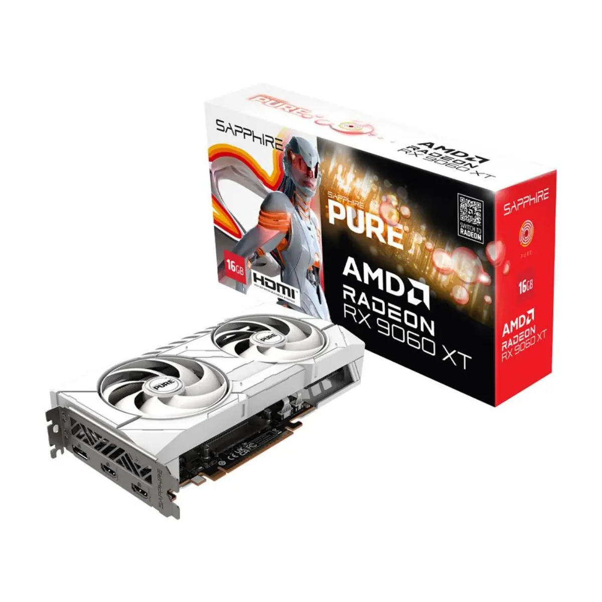 Sapphire Pure Radeon Rx 9060 Xt 16Gb Ddr6 Graphics Card 1