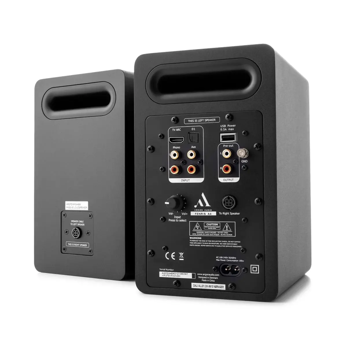 Argon Audio Fenris Black Active 4 Speakers 2