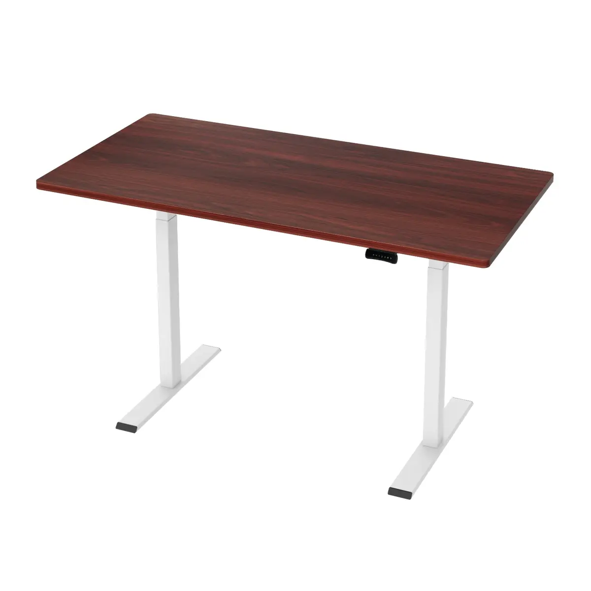 Artiss Standing Desk Motorised Dual Motor 140Cm Walnut 1