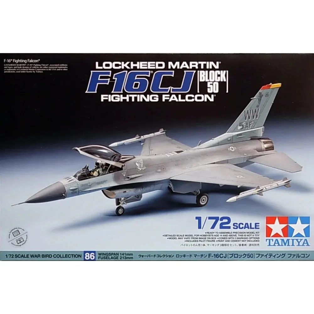 Tamiya 1/72 Lockheed Martin F16cj Fighting Falcon 1