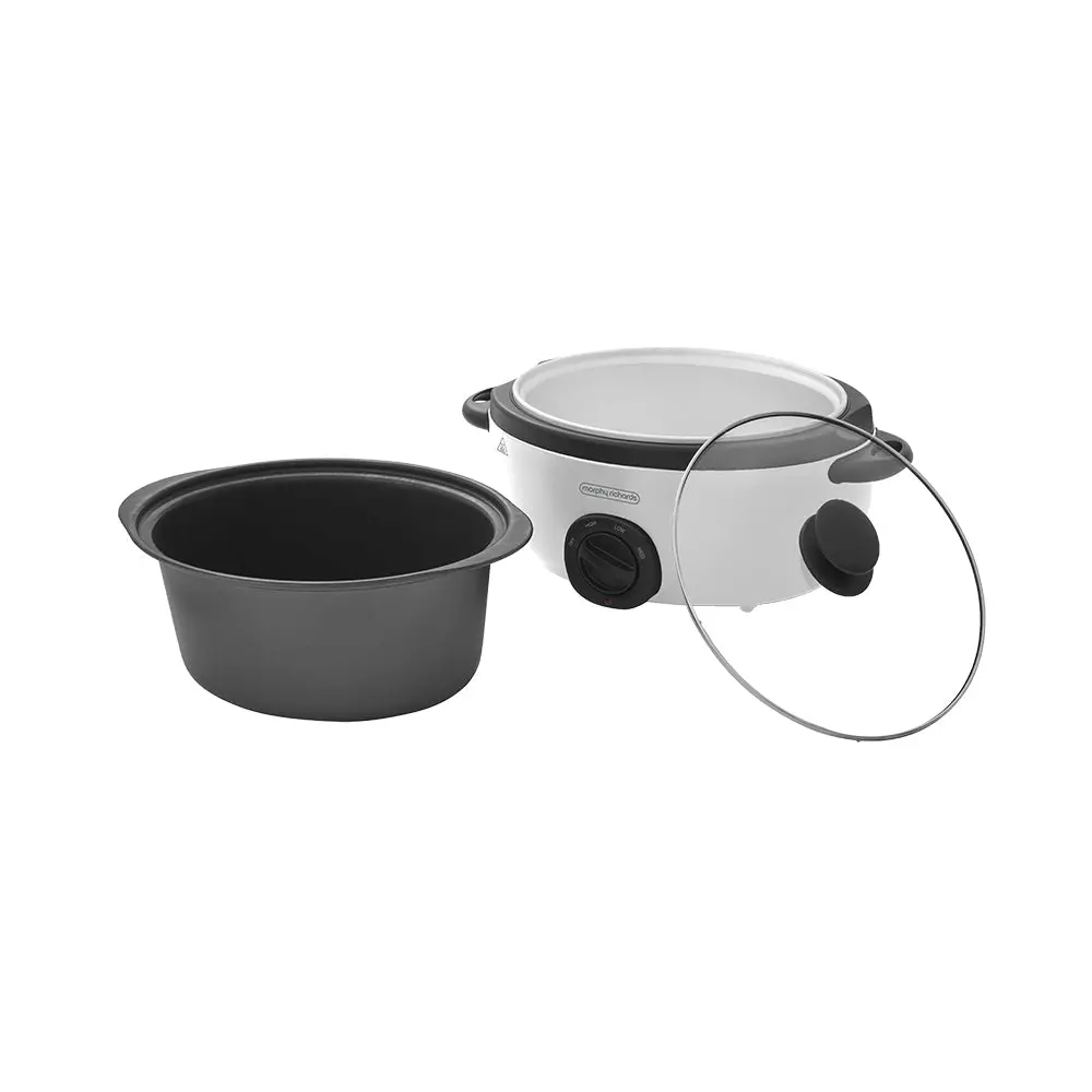Morphy Richards 6.5L Sear & Stew Slow Cooker (Vivid White) 2