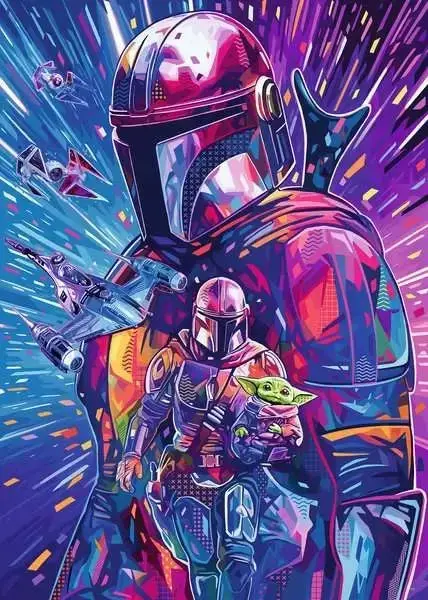 Ravensburger 500Pc Star Wars The Mandalorian Puzzle 2