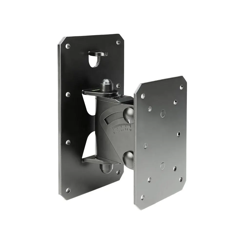 Gravity Spwmbs30b Tilt & Swivel Steel Wall Mount Holder For Speaker 30Kg Black 1