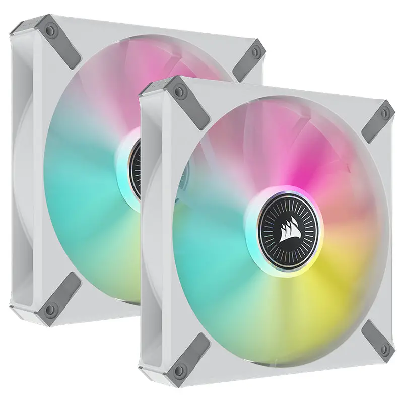 Corsair Icue 140Mm Ml140 Rgb Elite Premium Fan 2-Pack (White) 1