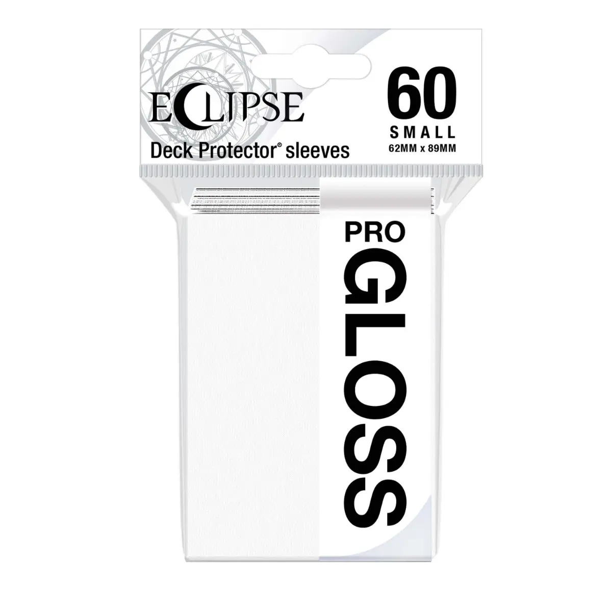 Ultra Pro: Up15624 Eclipse Gloss Small Sleeves 60 Pack (Arctic White) 1