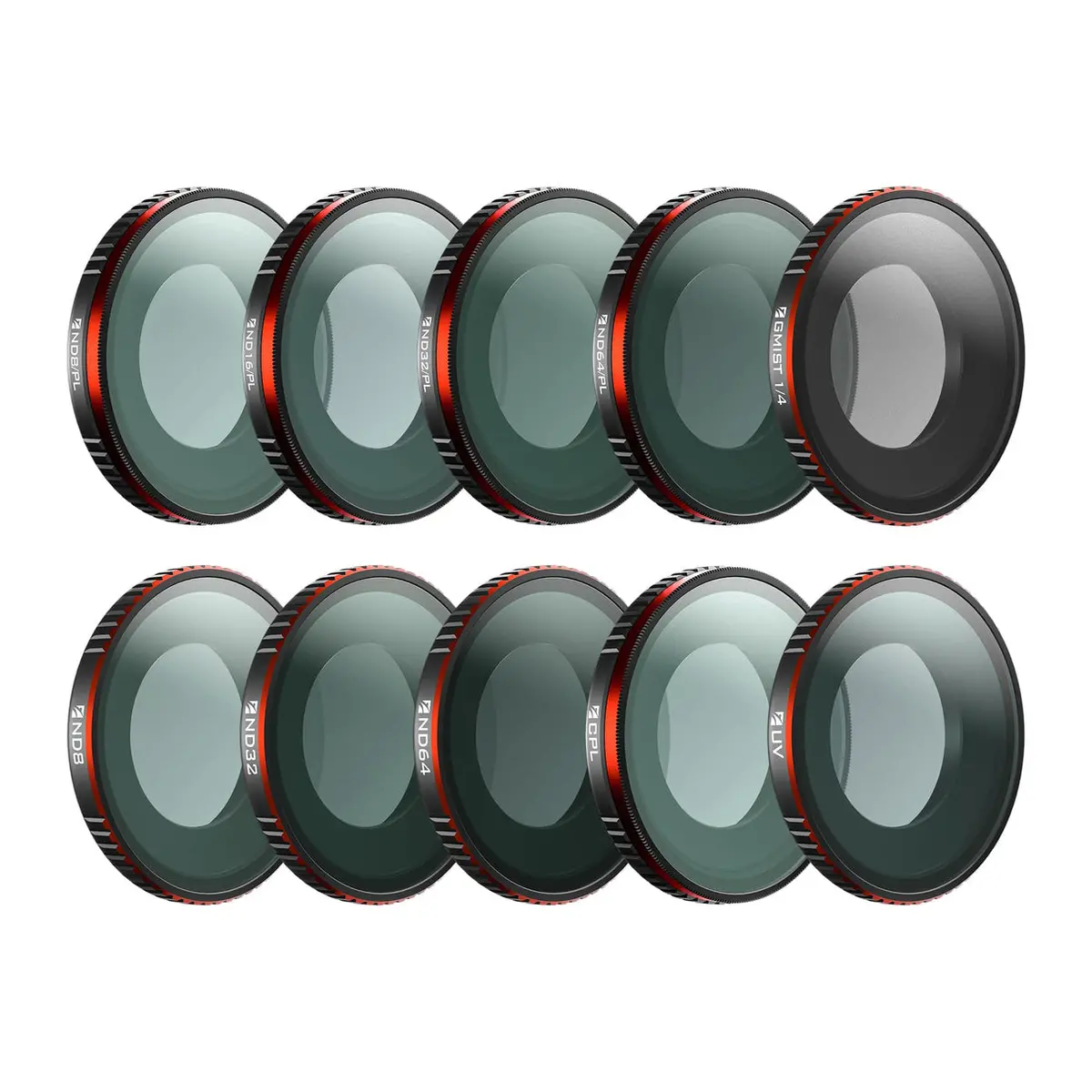 Freewell 10-Pack Mega Series Filter Set For Insta360 Go Ultra 1
