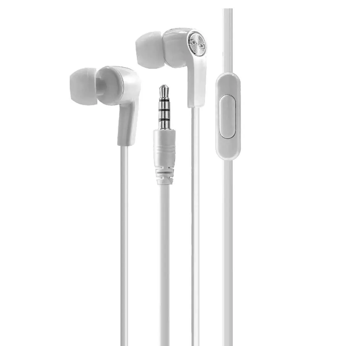 Laser Wired In-Ear Earphones (White) 1