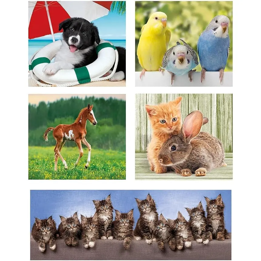 Clementoni 10 In 1 Puzzle Animal Friends 2