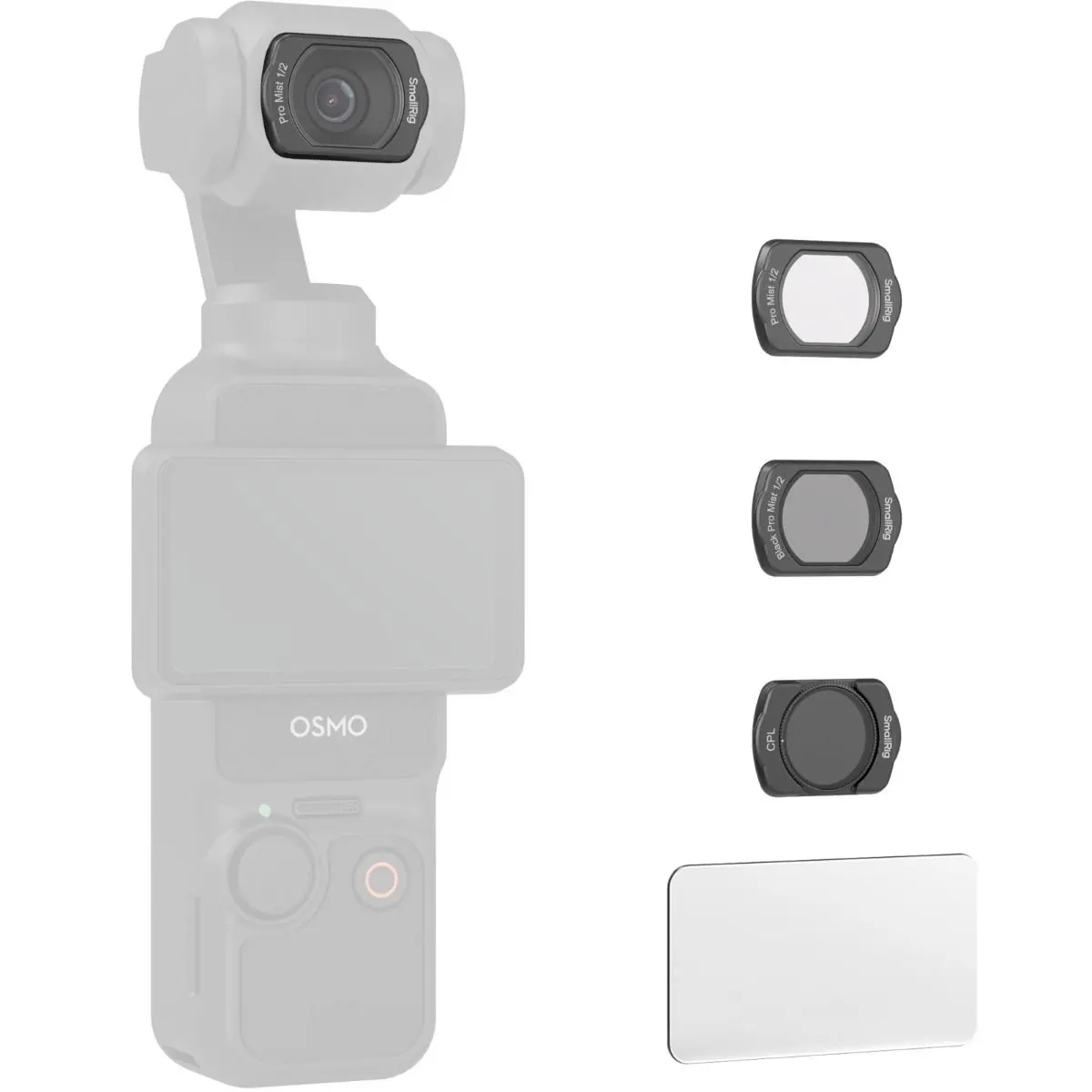 Smallrig Black / White Mist Filter & Cpl Filter Set For Dji Osmo Pocket 3 4775 1