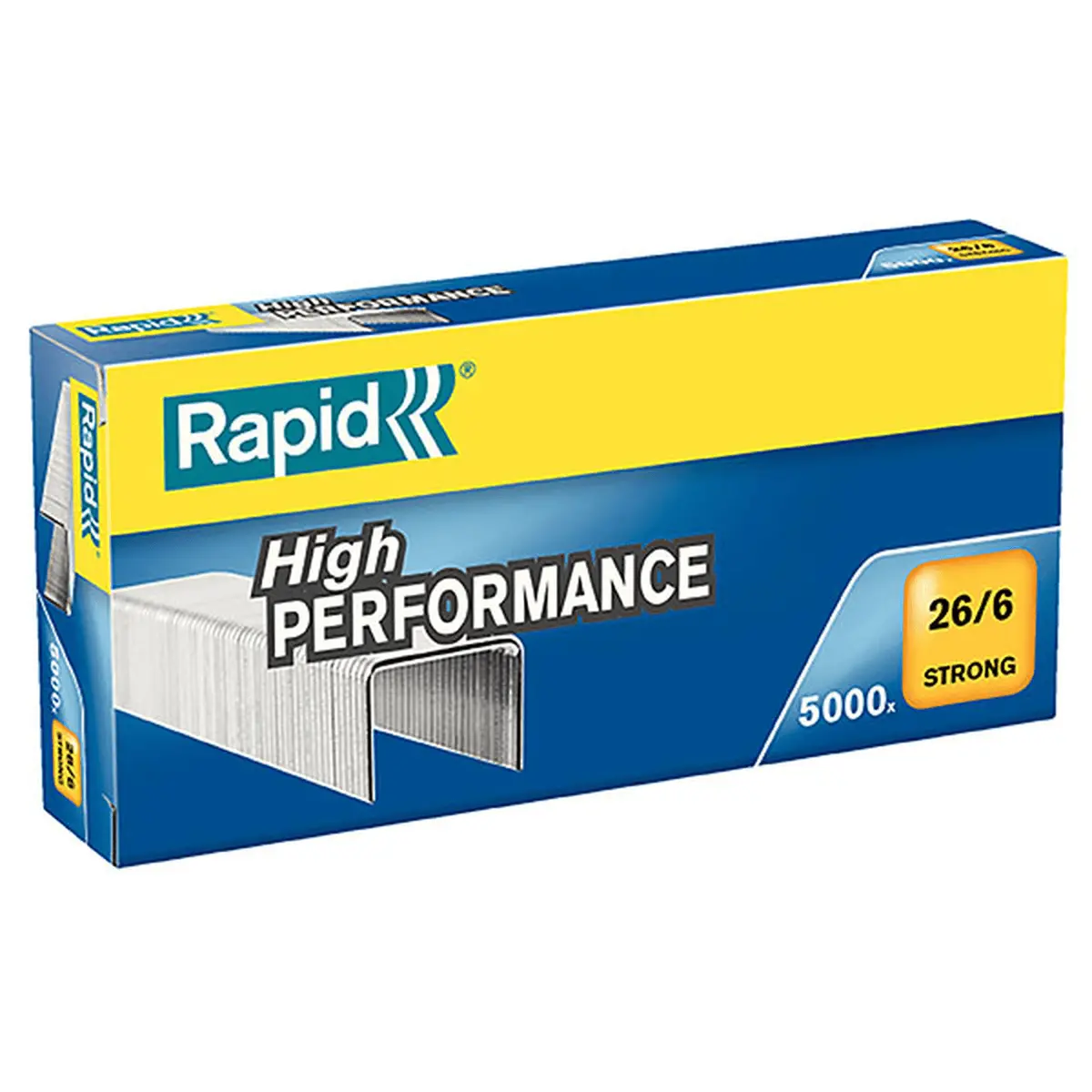 Rapid 10 Boxes Strong Staples 26/6 Box 5000 Bulk 1