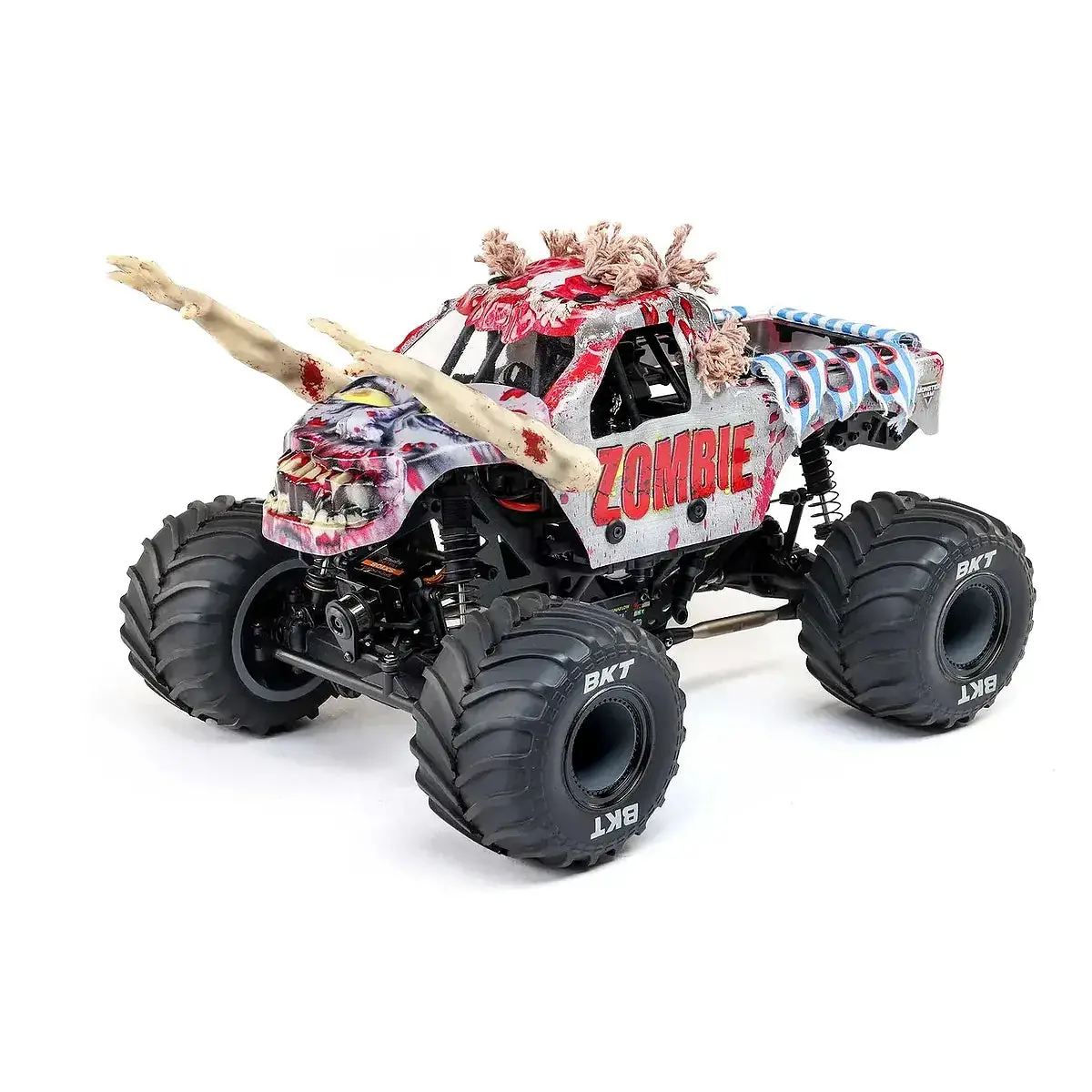 Losi Mini Lmt Zombie Monster Truck Rtr - Red 1