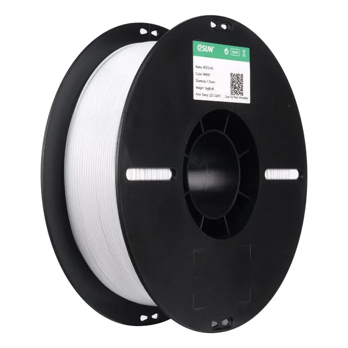 Esun Petg+Hs High Speed 3D Print Filament 1.75Mm 1Kg - White 1