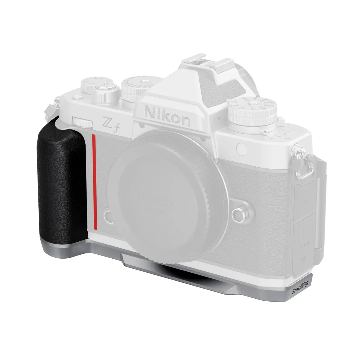Smallrig L-Shaped Mount Plate With Silicone Handle For Nikon Z F (Silver) 5706 1
