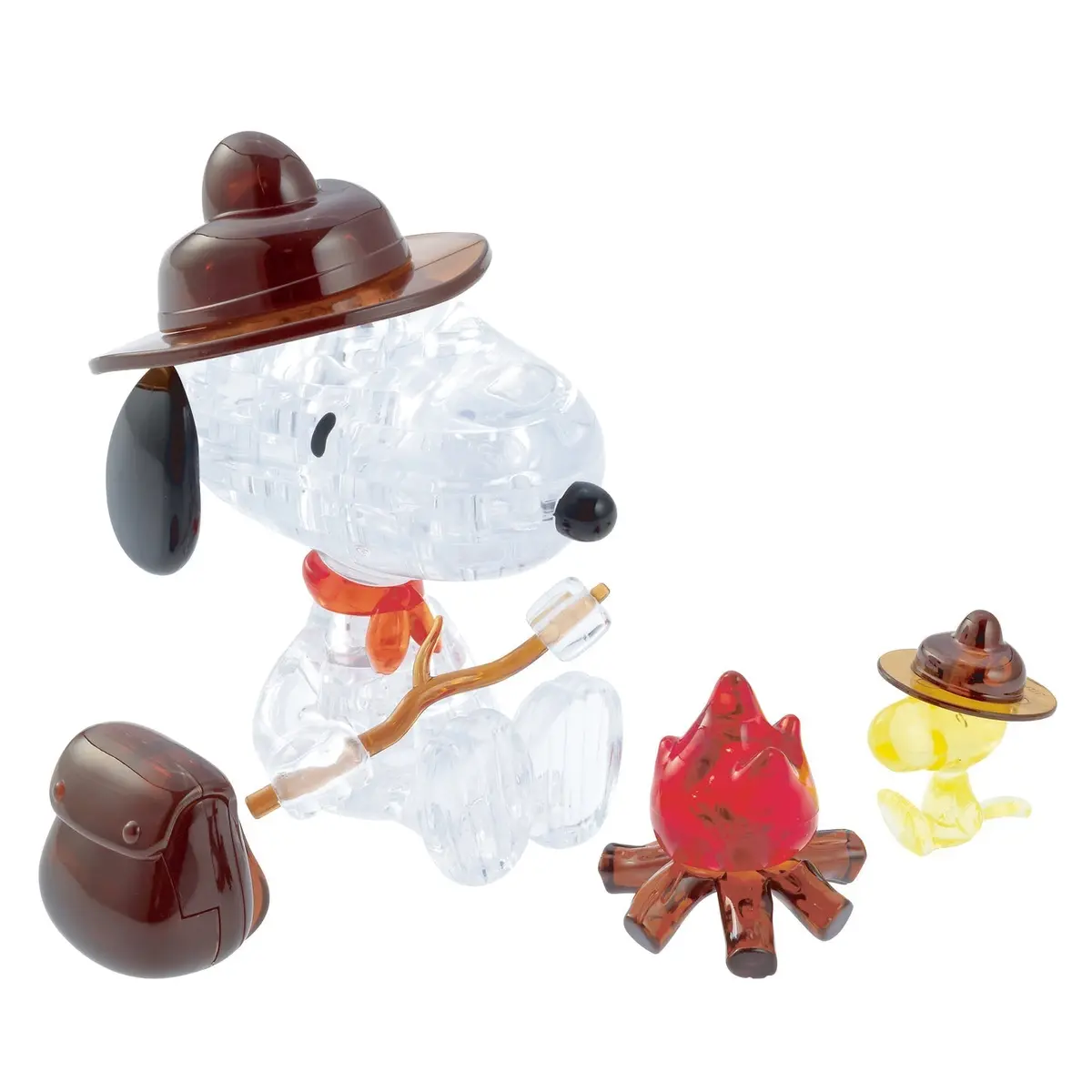 Bepuzzled 3D Snoopy Camping Crystal Puzzle 1