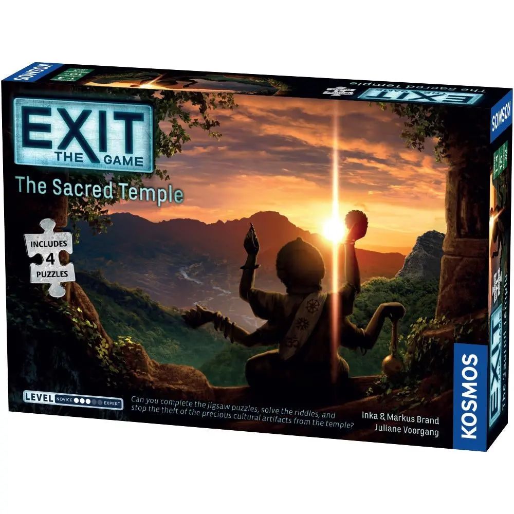 Kosmos Exit The Game The Sacred Temple Jigsaw Puzzle And Game Game 1