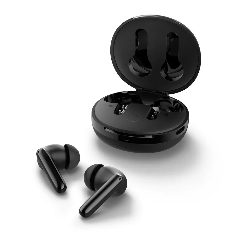 Spigen Spigen Audio Advanced Noise Cancellation In-Ear Earbuds Sa-Tw S10 Earphone (Black) 1
